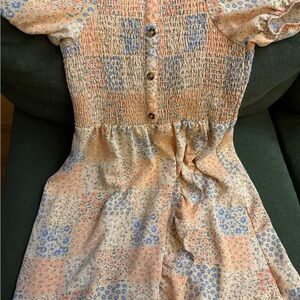 Wonder Nation Multicolor Patchwork Dress